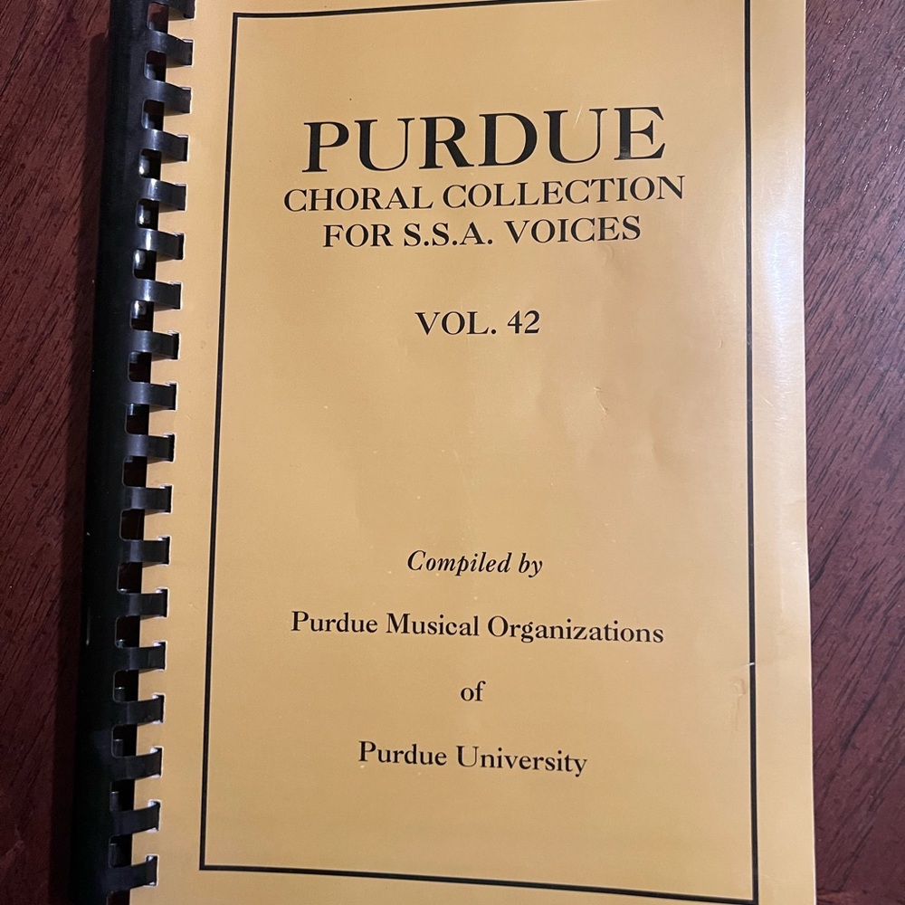 Purdue Choral Collection For SSA Voices Book Vintage